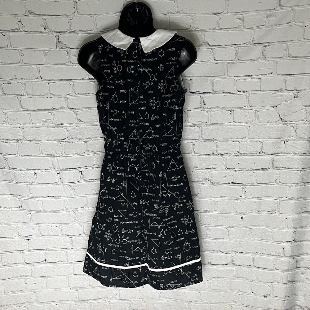 Modcloth Monochrome Science Pattern Mini Dress - image 7